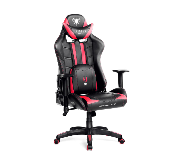 Diablo Chairs X-Ray 2.0 Normal Size Czarno-czerwony - 1208637 - zdjęcie
